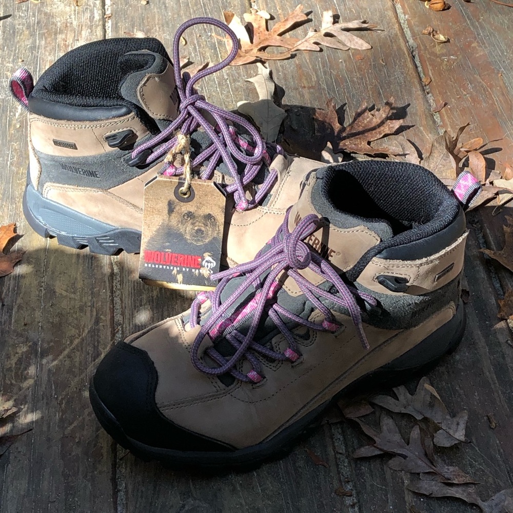waterproof Wolverine hiking boots